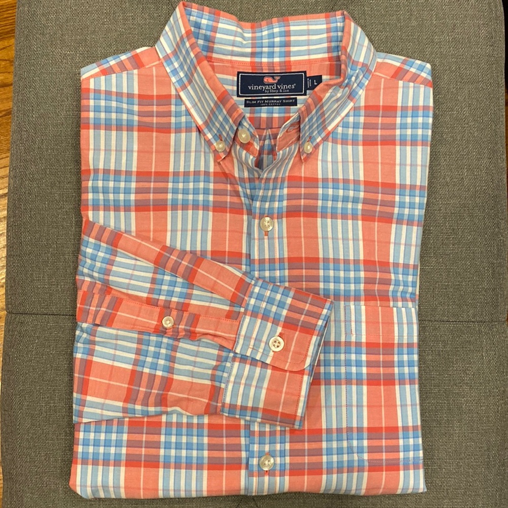 Vineyard Vines Slim Fit Murray Shirt Mens Button Down